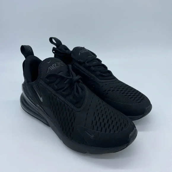 Nike Women’s Air Max 270 Triple Black 2018 - AH6789-006 NWOB - Picture 2 of 5